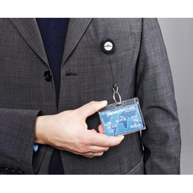 DURABLE Porte-badge 822258 10 pcs. avec porte-clés