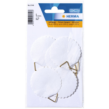HERMA Appiglio quadro 55mm 5749 ottone 6 pezzi
