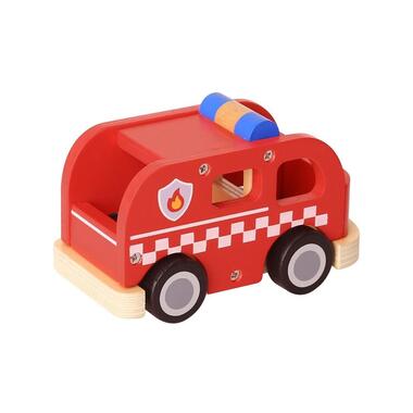 Spielba Holzspielwaren Véhicule de secours Bus des pompiers