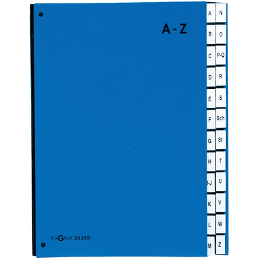 PAGNA Pultordner Color A4 24249-02 blau A-Z