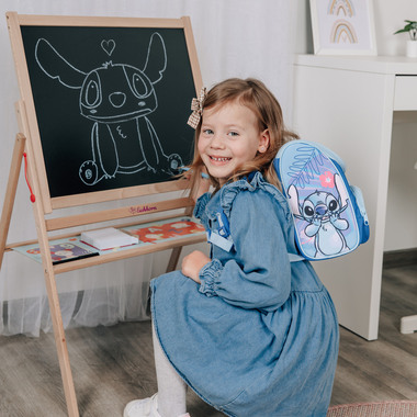 SCOOLI Zaino per l'asilo CUTIE STLP8243 Lilo & Stitch