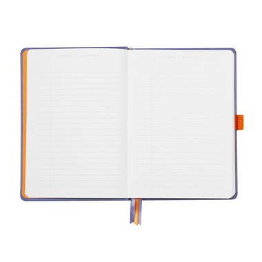 RHODIA Notizbuch Goalbook HC A5 118578C iris, dots 120 Blatt