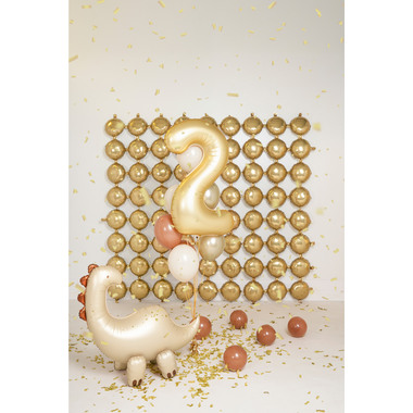 PARTYDECO Ballon en plastique 85cm FB263 Brontosaure debout