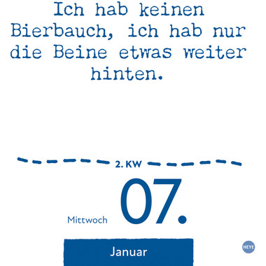HEYE Abreisskal. Dumme Sprüche 2026 22594+26 DE 11x14cm