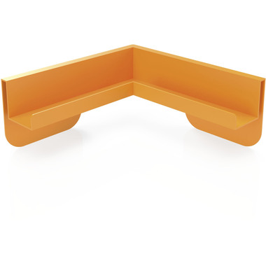 MAGNETOPLAN Eckablageschale Infinity Wall 114661028 melonengelb