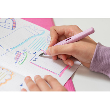 PELIKAN Füllhalter Structure M 824545 pink, Rechtshänder