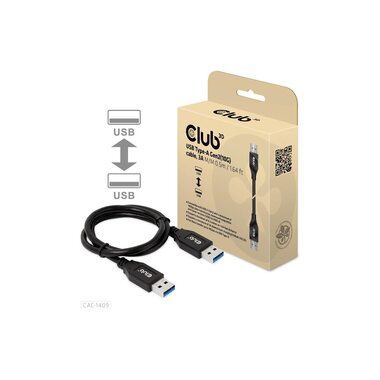 Club 3D Câble USB CAC-1409 USB-A - USB-A 0.5 m