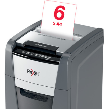 REXEL Aktenvernichter Optimum AF+ 2020130MCH 130M, P-5, 44lt