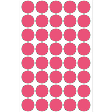 HERMA Markierungspunkte 13mm 1856 pink 240 Stück