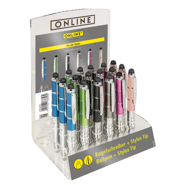 ONLINE Penna sfera Piccolo Stylus M 33731/18 18 pezzi ass.