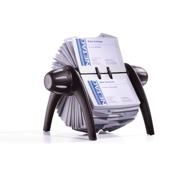 DURABLE Visifix flip 72x104mm 241701 schwarz 25-teilig