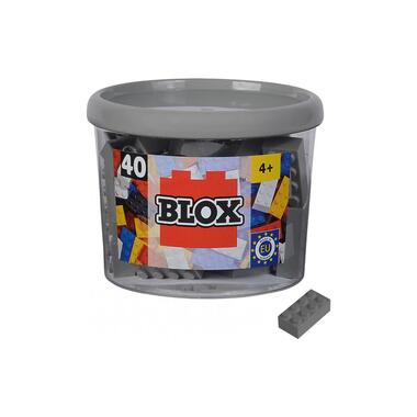 BLOX Mattoncini 40 mattoncini grigi da 8