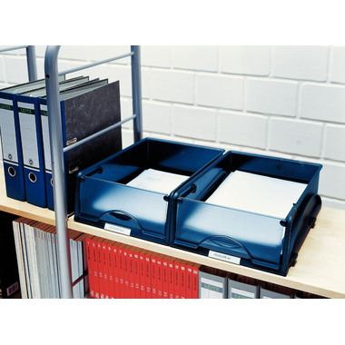 LEITZ Corbeille Courrier Sorty A4/C4 52310095 noir