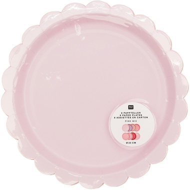 RICO DESIGN Papelle 23cm 401000 Mix rosa 8 pezzi