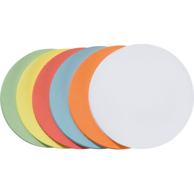 FRANKEN Moderationskarte Kreis UMZH 14 99 mittel cm14cm, farblich ass.