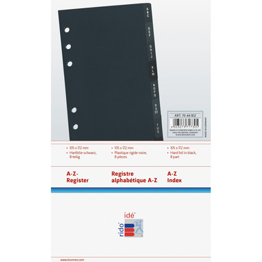 RIDOIDE Timing 2 Adress/Tel.Reg. 7066812.26 A-Z 8-teilig 11.4x17.5cm