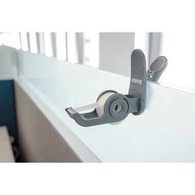 SCOTCH Dérouleur Clip&Twist gris C19-CLIP-CG 1 roul. Magic Tape 19mmx8.89m