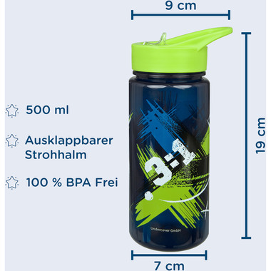 SCOOLI Trinkflasche Aero 500ml CSFO9913 Soccer Champ