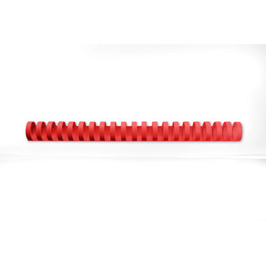 GBC Baguettes de reliure 16mm A4 4028660 rouge, 21 anneaux 100 pcs.
