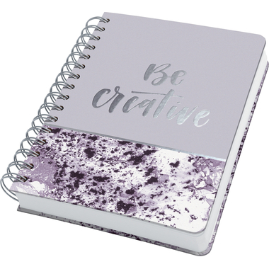 JOLIE Carnet A5 JN607 Violet Marble, dots, 240 p.