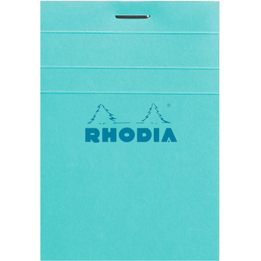 RHODIA Notizblock Couleurs Nr.11 A7 11297C blau, kariert 80 Blatt