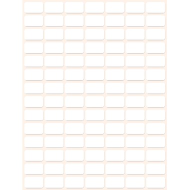 AVERY ZWECKFORM Haushaltetiketten 16×9mm 3311 weiss 2646 Stück