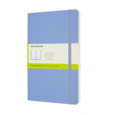 MOLESKINE Notizbuch SC L/A5 850949 blanko,hortensienblau,192 S.