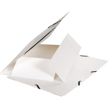 BIELLA Cartella con elastico A4 17840101U bianco, 355gm2 200 fg.