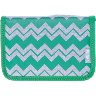 FUNKI Astuccio Zigzag 6012.009 verde 23x14x4cm