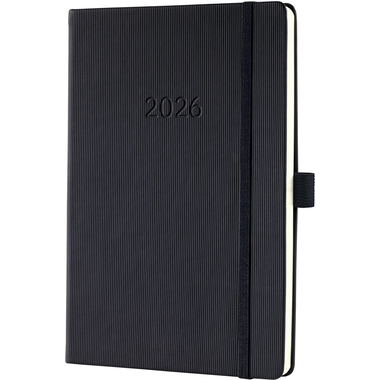 CONCEPTUM Calendrier semainier 2026 C2619 1S/2P noir 21.3x14.8cm
