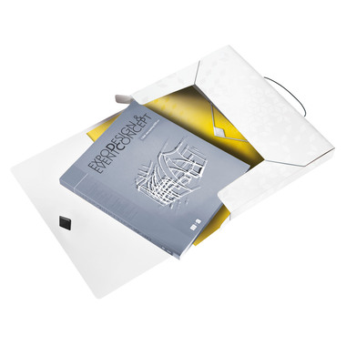 LEITZ Box de rangement WOW PP 4629-00-01 blanc 250x330x37mm