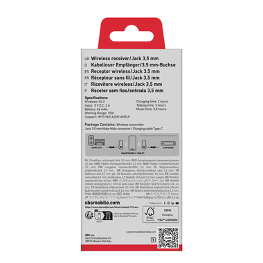 Kabelloser Empfänger für Stereoanlagen und Autoradios