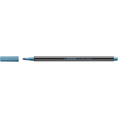 STABILO Penna Fibra 68 1mm 68/841 blu metallico