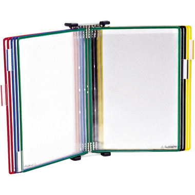 TARIFOLD T-Display Wandelemente A4 464109 grau inkl. 10 Taschen
