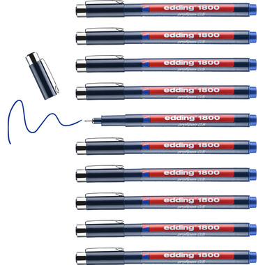 EDDING Profipen 1800 0.50mm 1800-3-05 blau