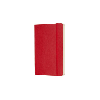 MOLESKINE Notizbuch Classic SC Pocket 002854610 scharl.rot, blanco 192 Blatt