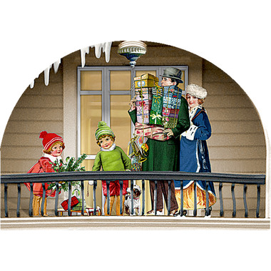 COPPENRATH Aufstell-Adventskalender 72505 Weihnachtslädchen-Leporello