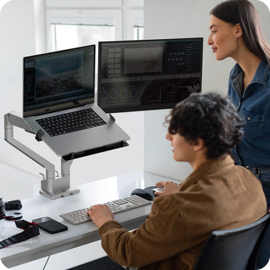 ICY BOX Notebook holder as an IB-MSA101-LH accessory for VESA support