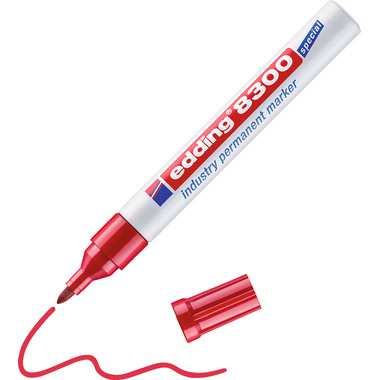 EDDING Permanent Marker 8300 1,5-3mm 8300-2 rosso
