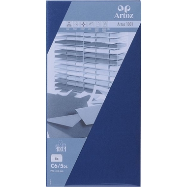 ARTOZ Enveloppes 1001 C6/5 107294184 100g, classic blue 5 pcs.