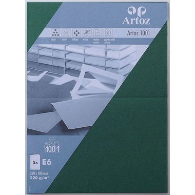 ARTOZ Cartoline 1001 E6 107372263 220g, racing green 5 fogli