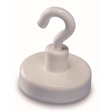 MAGNETOPLAN Calamita con gancio 25mm 52625 bianco 4kg