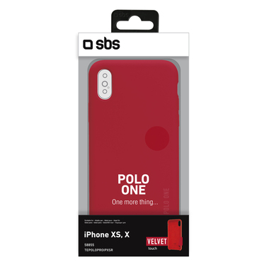 Housse effet velvet touch pour iPhone XS et iPhone X