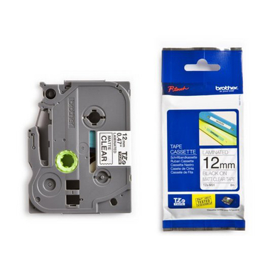 PTOUCH Ruban, laminé noir/transp.mat TZe-M31 PT-300 12 mm