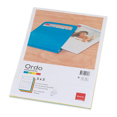 ELCO Organisationsmappe Ordo A4 73694.00 volumino, assortiert 10 Stück