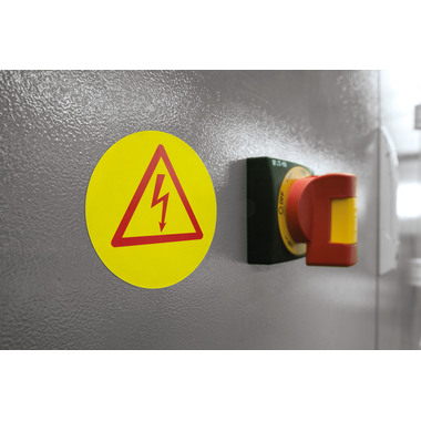 HERMA Etichette SPECIAL 85x85mm 8035 giallo,ex.perm. 150 pz./25 f.