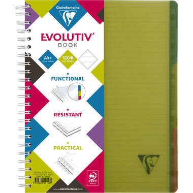 CLAIREFONTAINE LINICOLOR Quaderno A4+ 329156 L8+MC 120 fogli