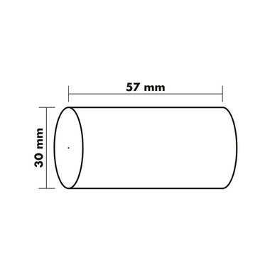 EXACOMPTA Rotolo termico di carta 20 pz. 43642E 57x30mmx9m per cassa