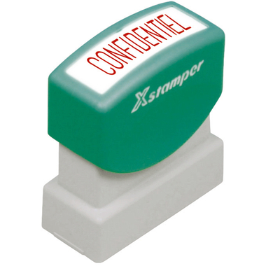 XSTAMPER Timbro Confidentiel F F110-R rosso