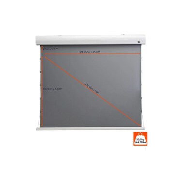 Celexon Tension Screen HomeCinema Dynamic Slate ALR 243x136cm 16:9